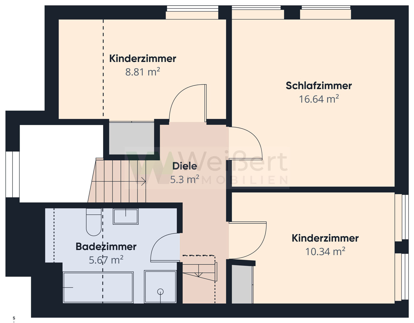 Grundriss Obergeschoss