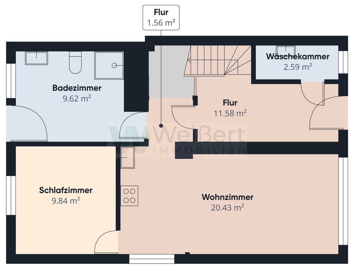 Grundriss Wohnung 2