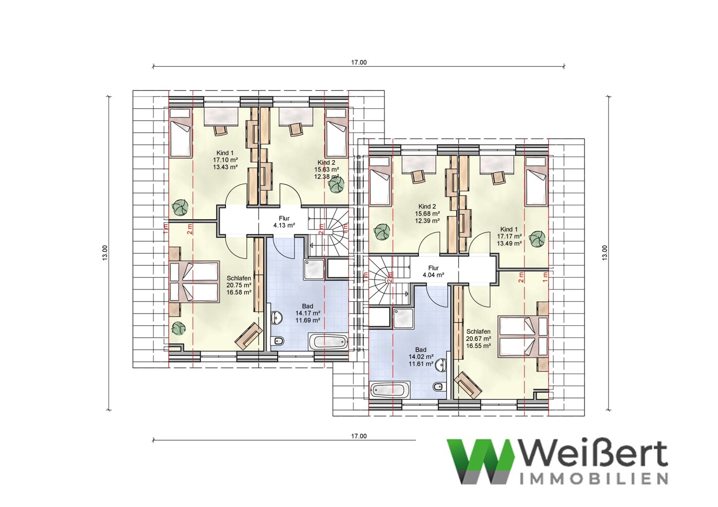DHH im Versatz 148 m² DG für Exposé