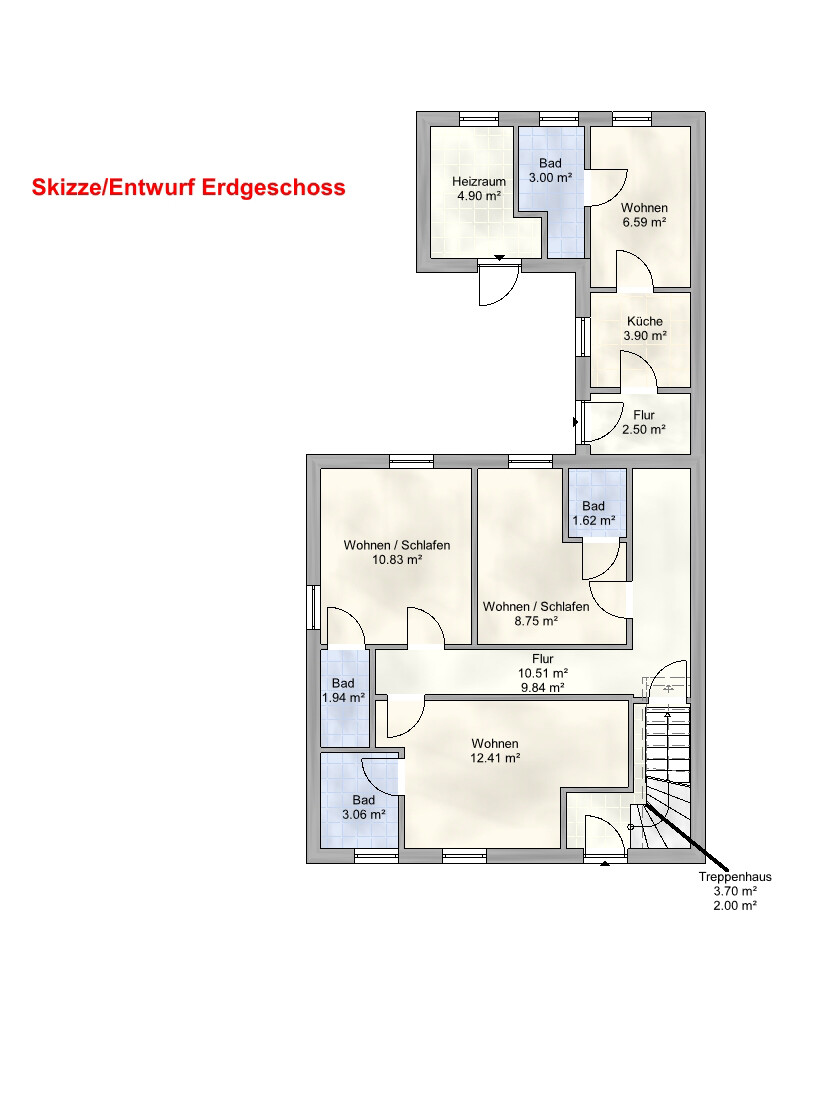 Grundriss Erdgeschoss