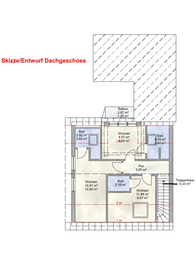Grundriss Dachgeschoss