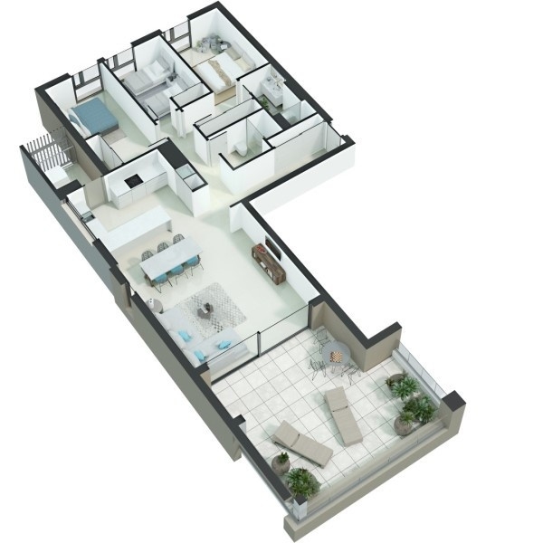 Eckwohnung Plan Eckwohnung Plan