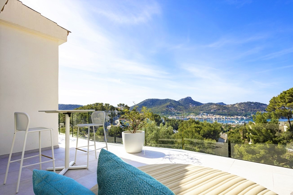 Terrasse oben Meerblick