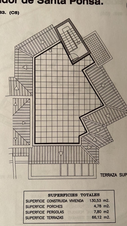 Plan Dachterrasse