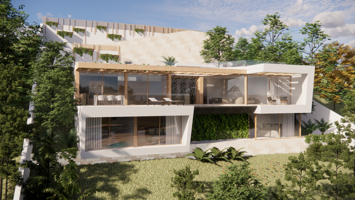 Construction project villa in Costa de la Calma with sea view