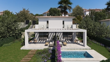 Neubau Doppelhaushälfte kaufen Mallorca - Cala Romantica