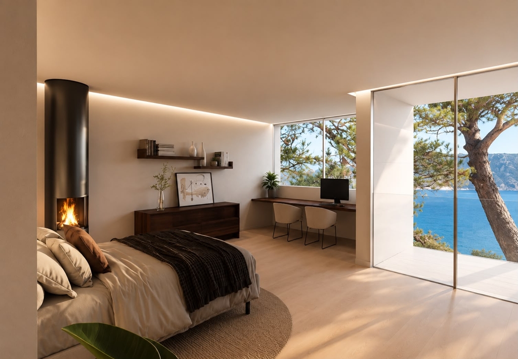 Schlafzimmer Beispiel nach Renovierung