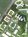 Luftbild mit Bebauungsvorschlag