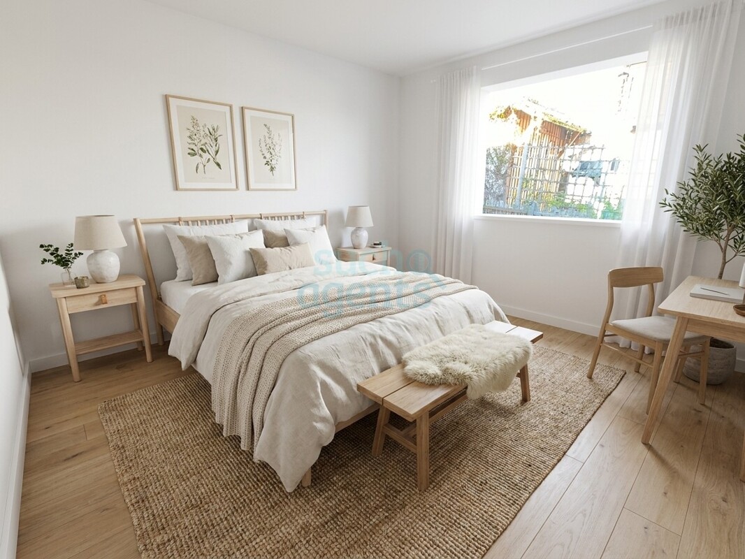 Schlafzimmer gestaged