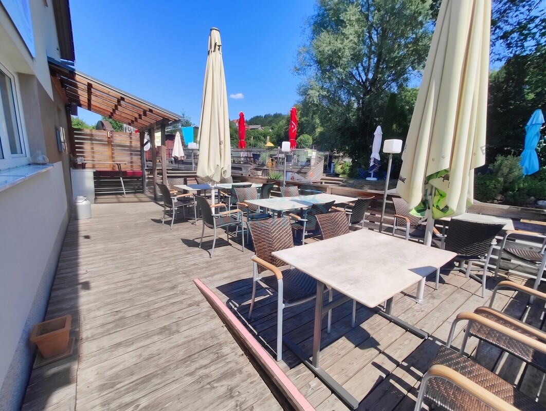 Terrasse vor Cafe