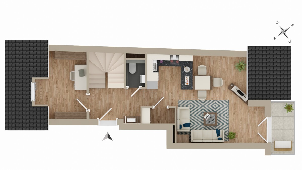 Grundriss Wohnung 10 DG