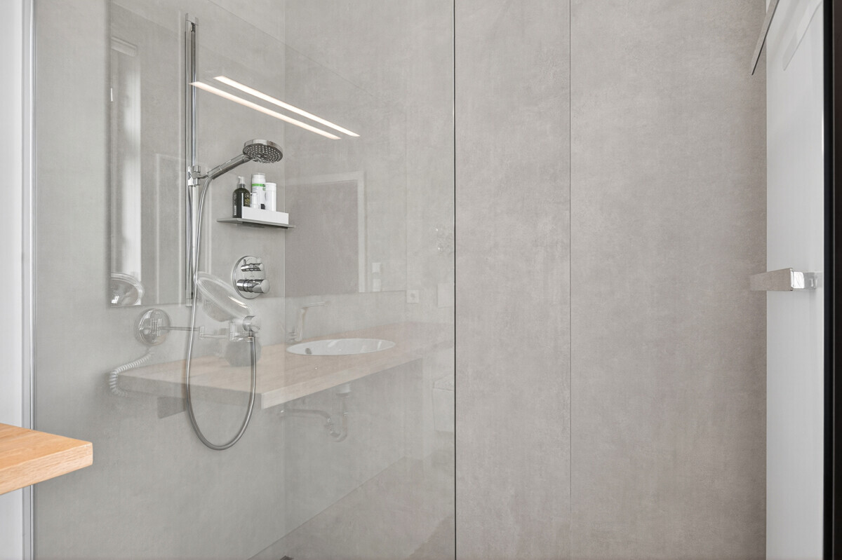 Begehbare Dusche