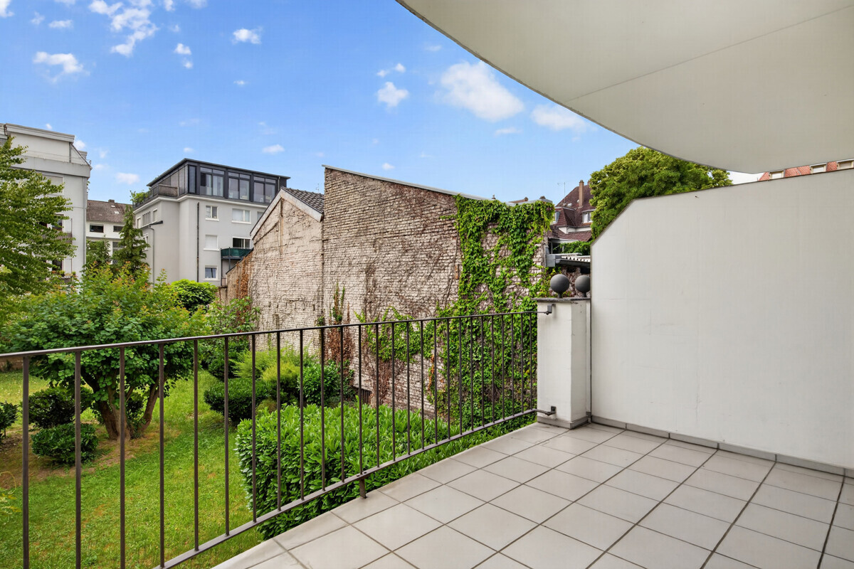 Balkon überdacht