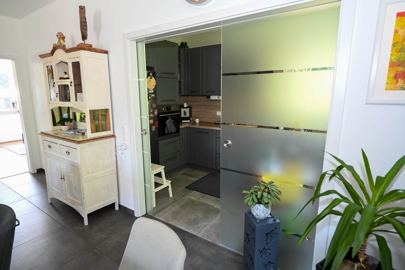 Schiebetür zur Küche