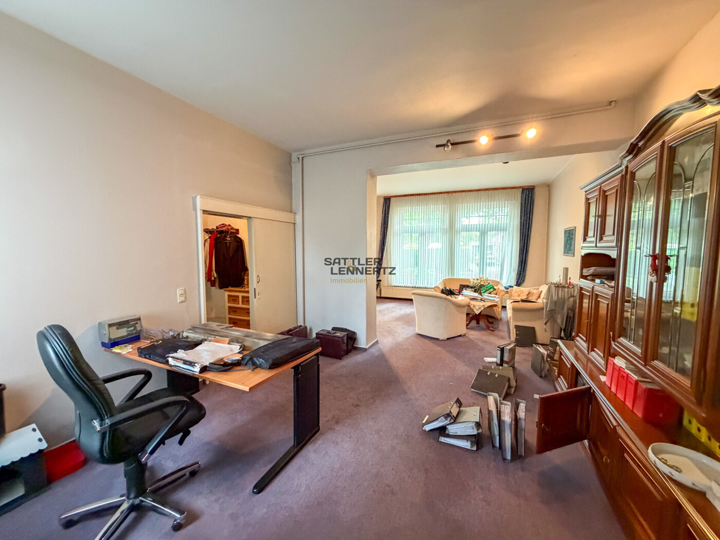 Erdgeschoss Küche/Schlafzimmer bzw. Büro