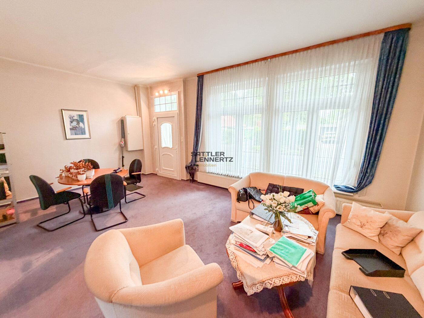 Erdgeschoss Wohnzimmer bzw. Büro