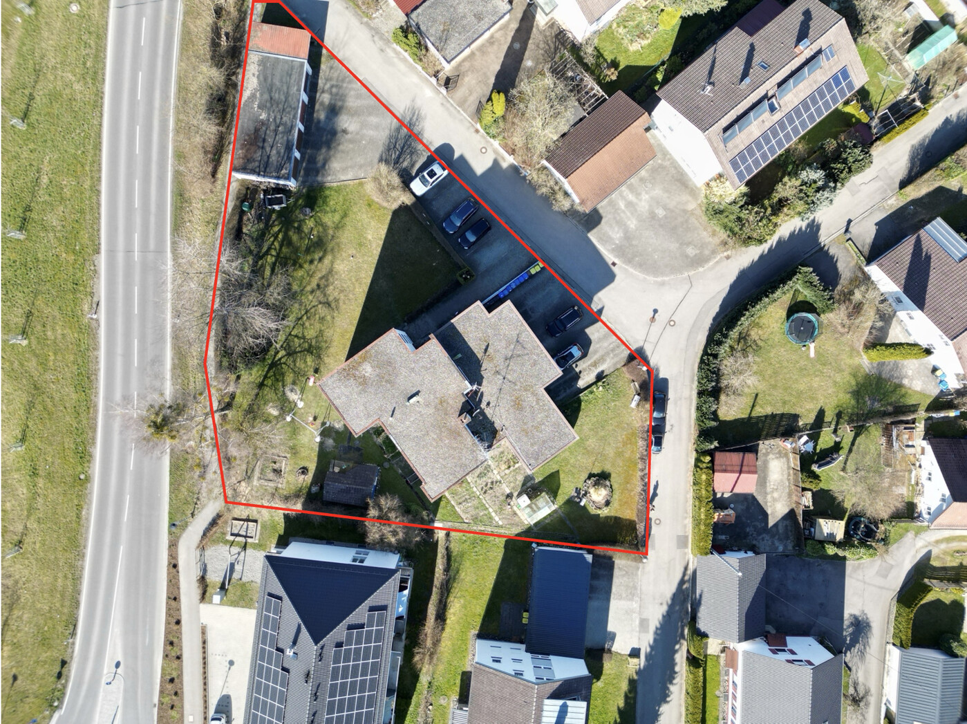 Luftaufnahme Flurstück