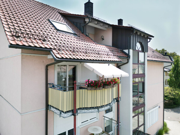 Frontansicht Balkon