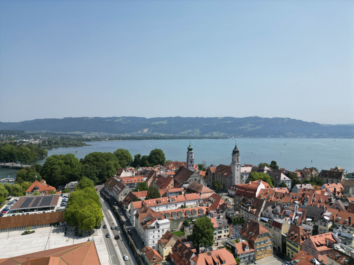 Luftaufnahme Insel Lindau