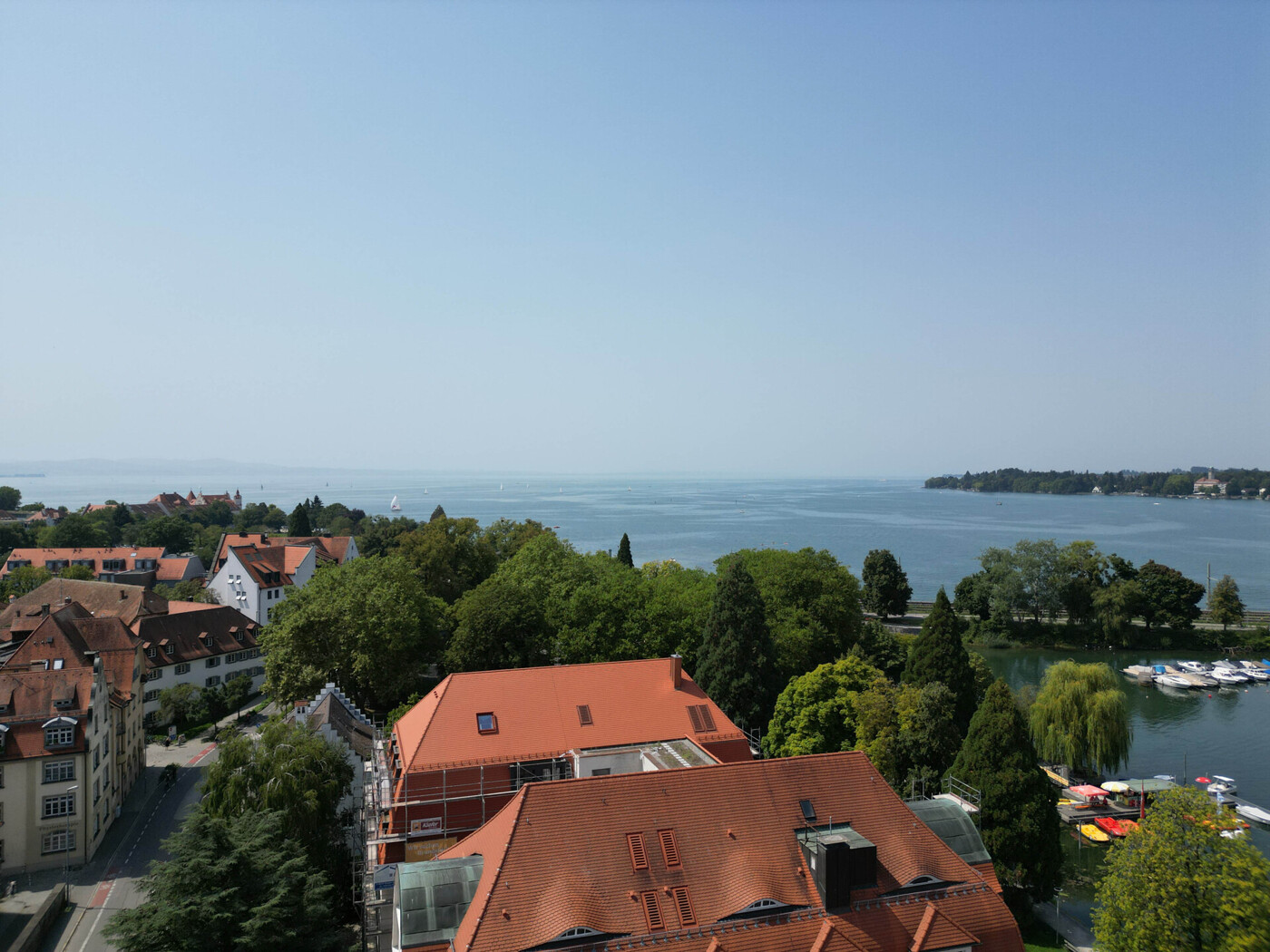 Luftaufnahme Insel Lindau