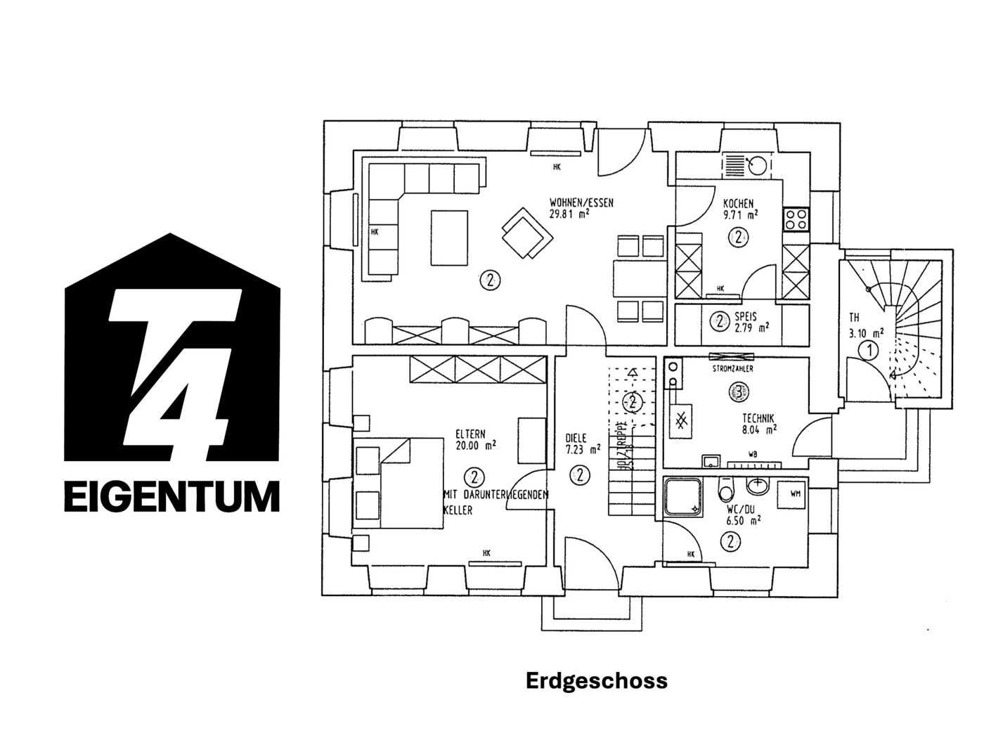 Grundriss Erdgeschoss