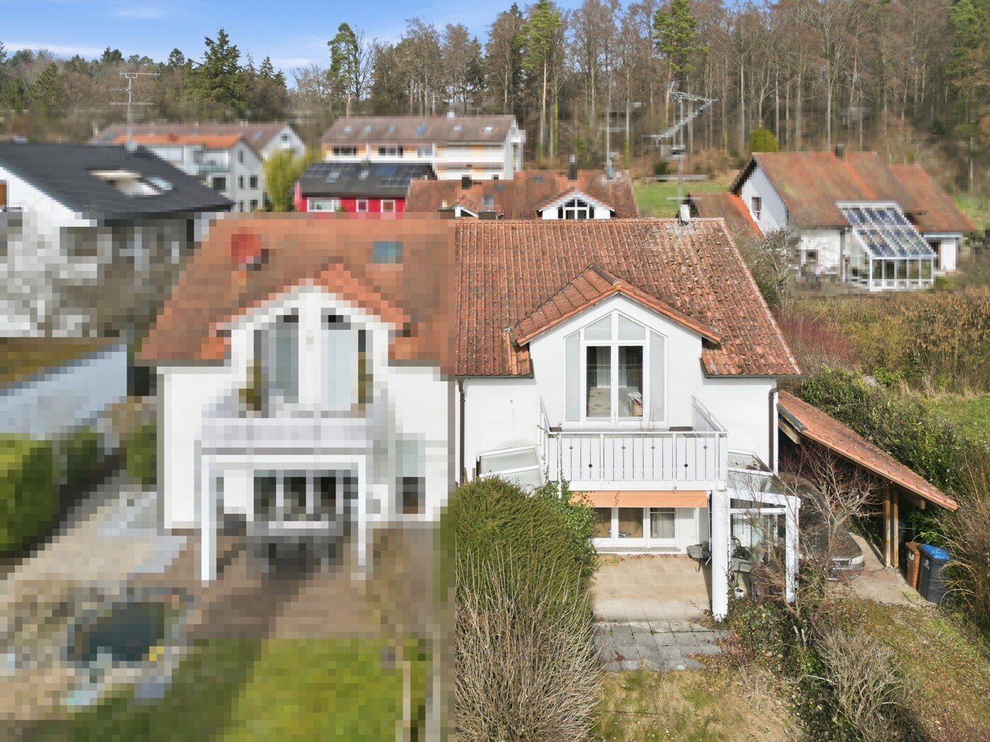 Bebauung Doppelhaushälfte