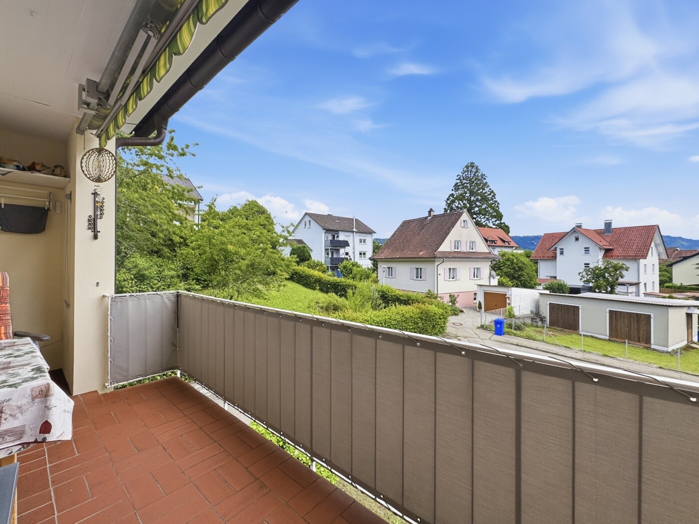 Balkon mit Blick Richtung Pfänder (Österreich)