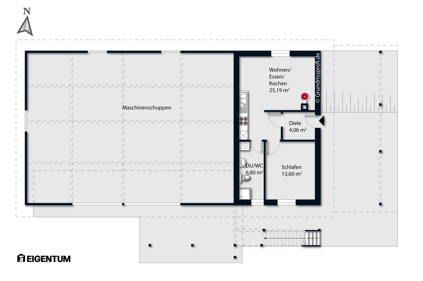 Grundriss Wohnung