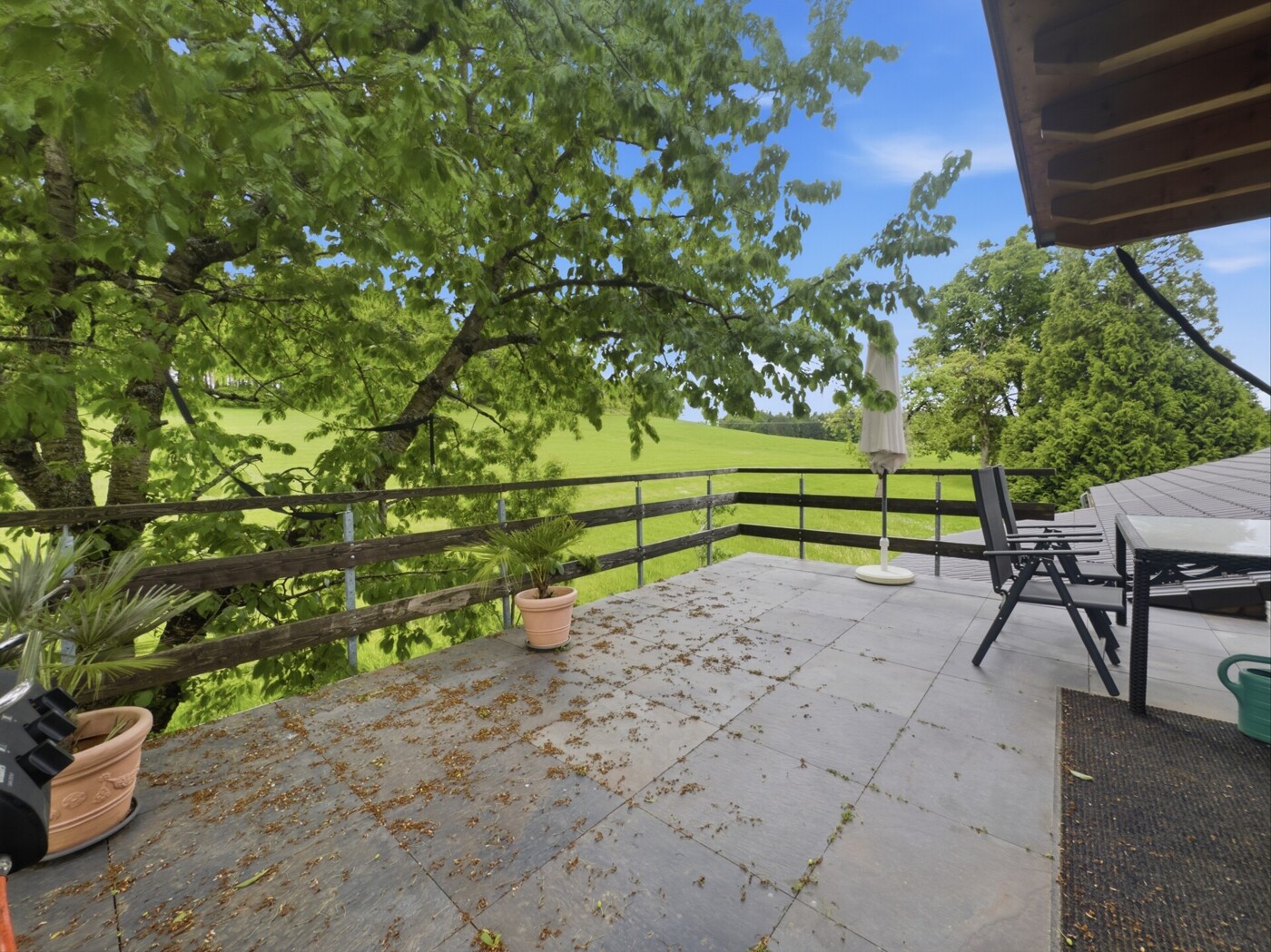 Terrasse vor dem Atelier