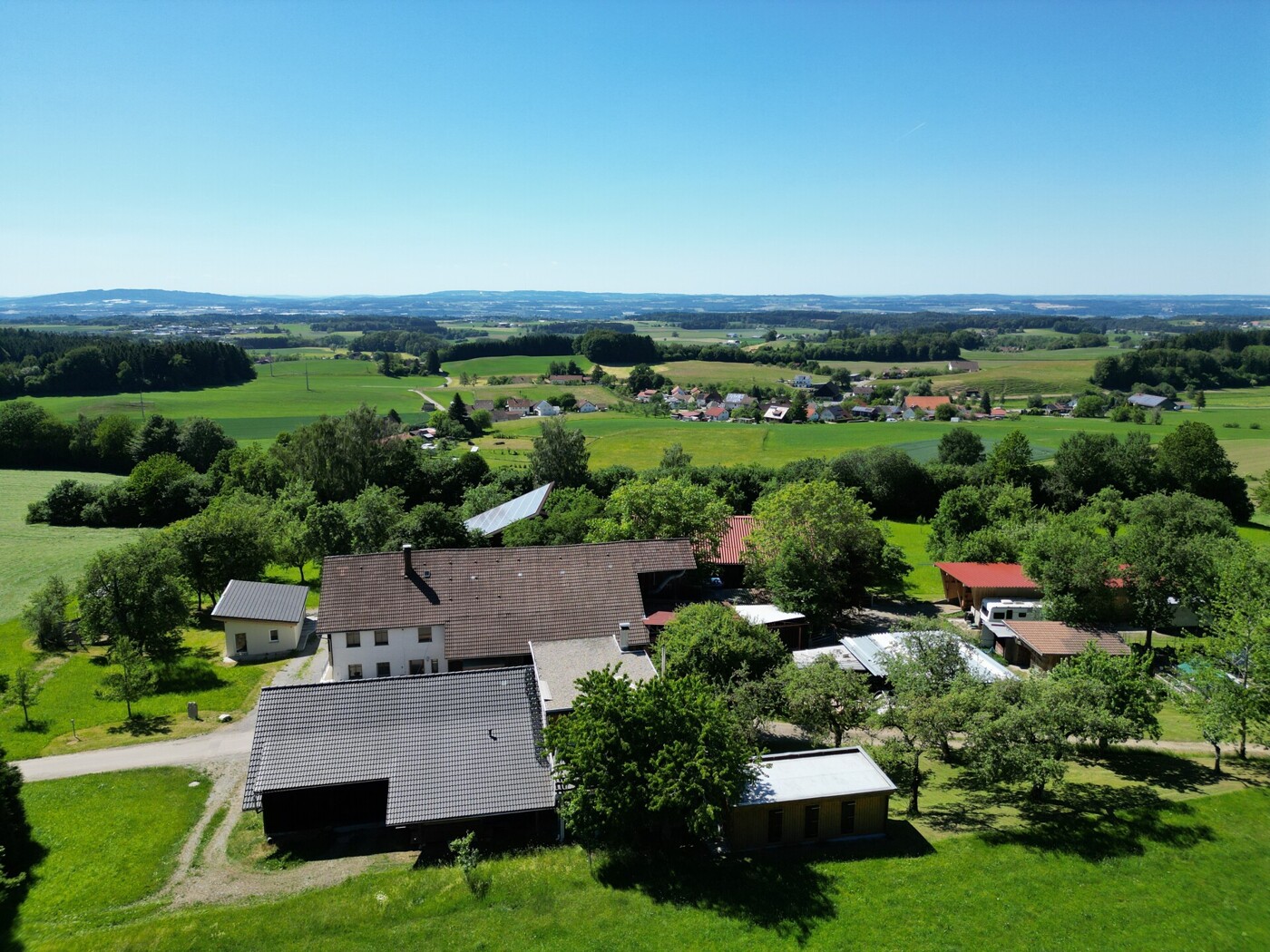 Luftaufnahme Anwesen