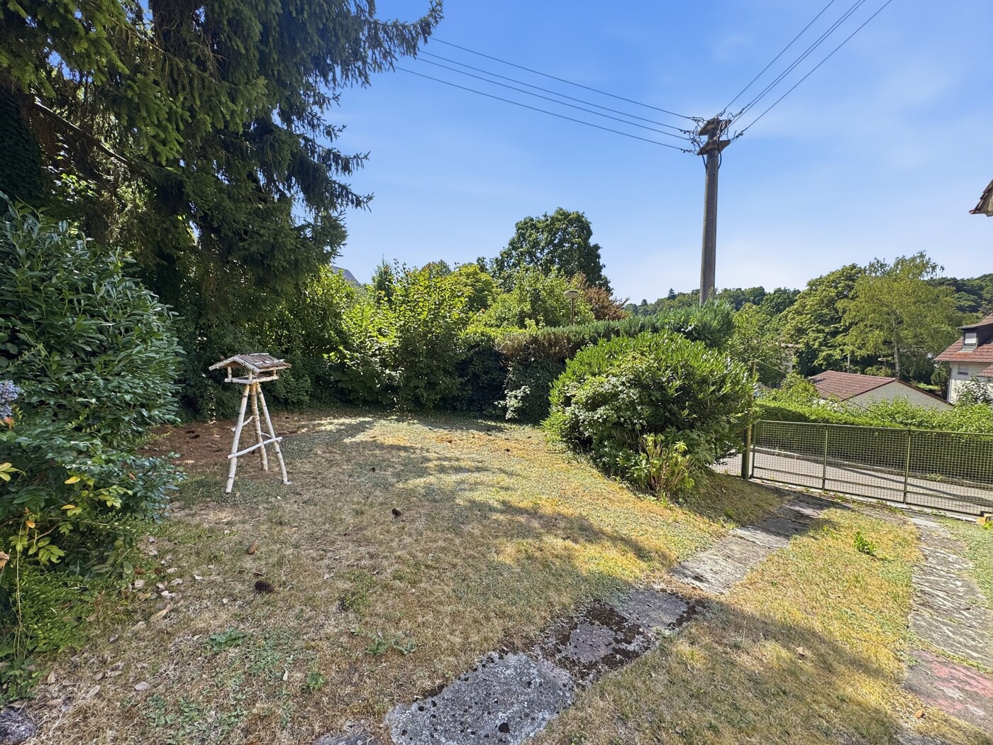 Zugang Garten über Arbeitszimmer