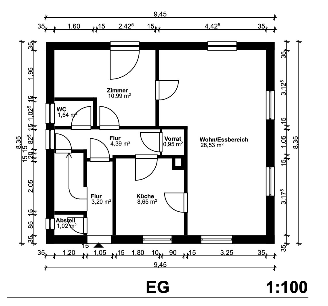 Grundriss Erdgeschoss