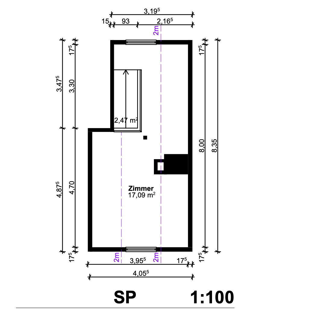 Grundriss Dachspitz