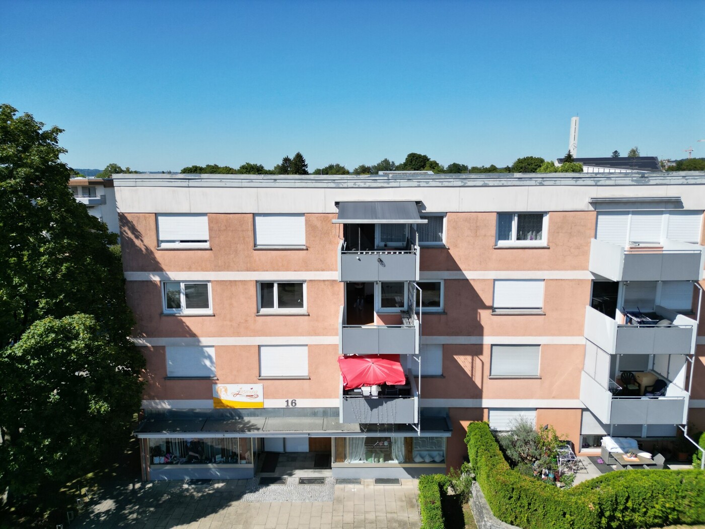 Wohnung im Gebäude