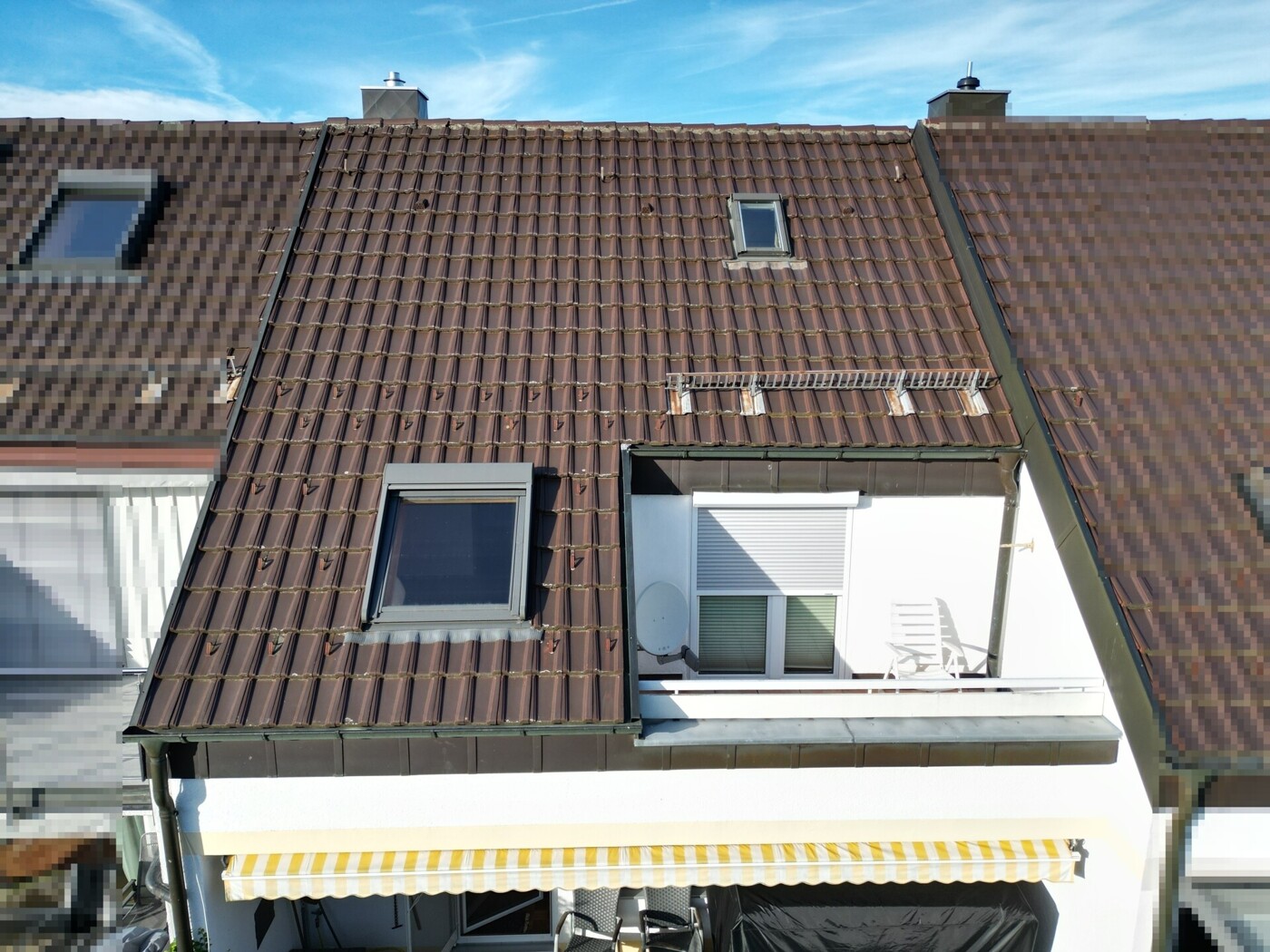 Dach und Loggia