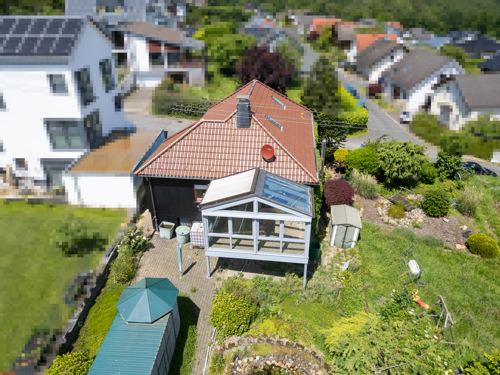 Haus in Eudenbach - Luftaufnahme