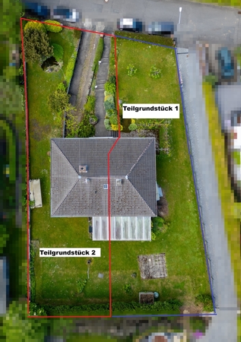 Vogelperspektive Teilung