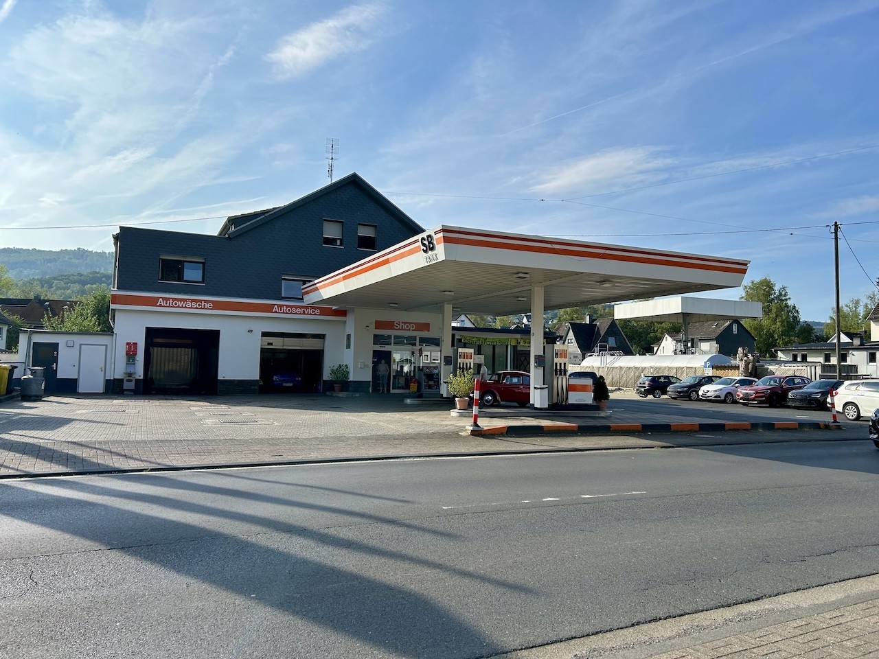 Ansicht Tankstelle