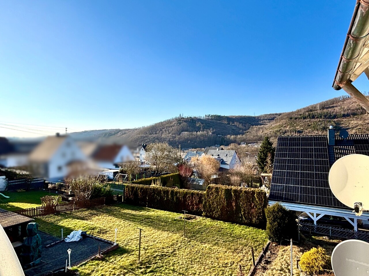 Weitblick von dem Balkon