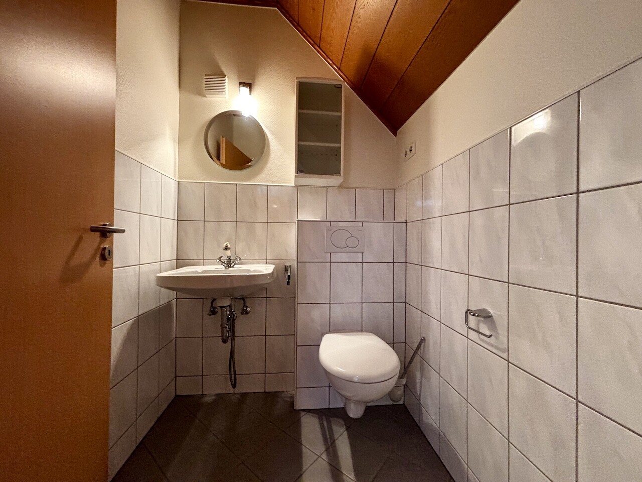 WC im Schlafzimmer DG