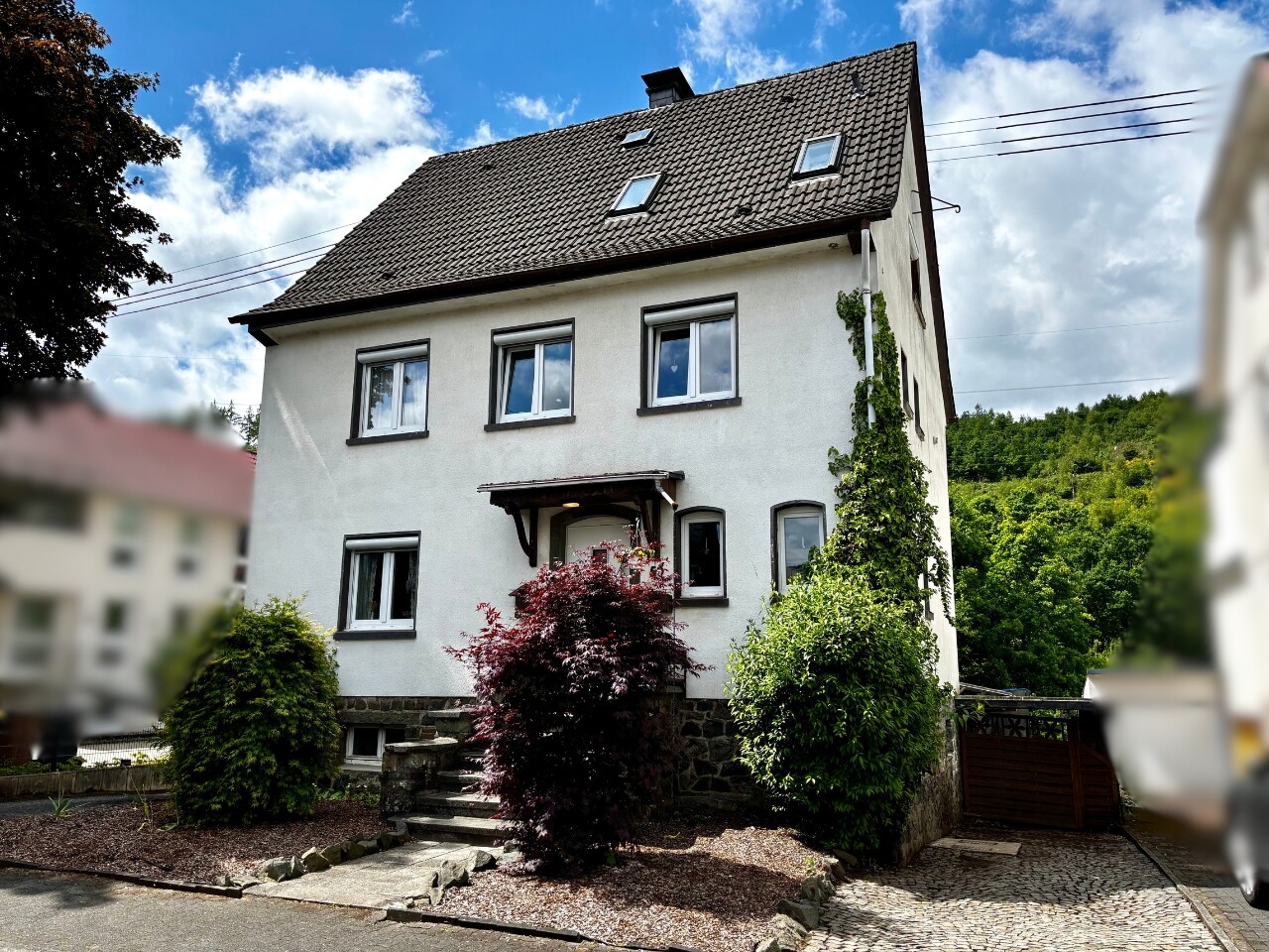 seitliche Frontansicht