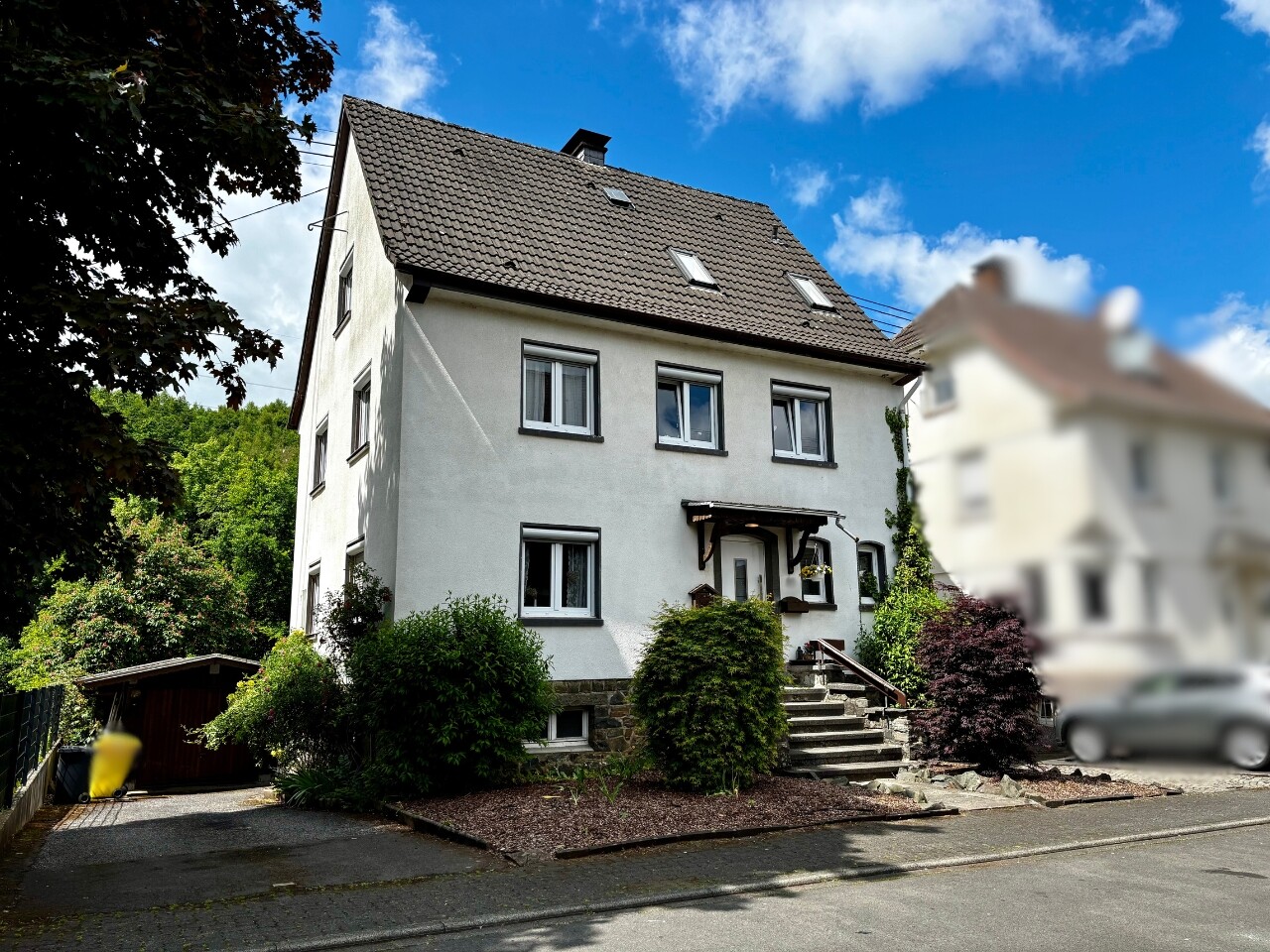 seitliche Frontansicht