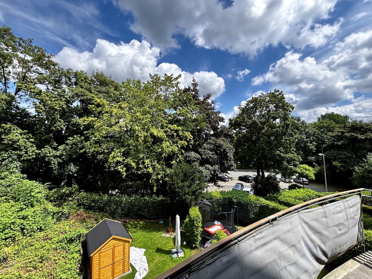 Sicht vom Balkon