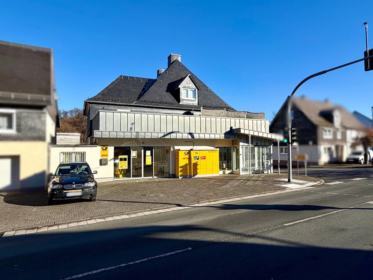 seitliche Frontansicht