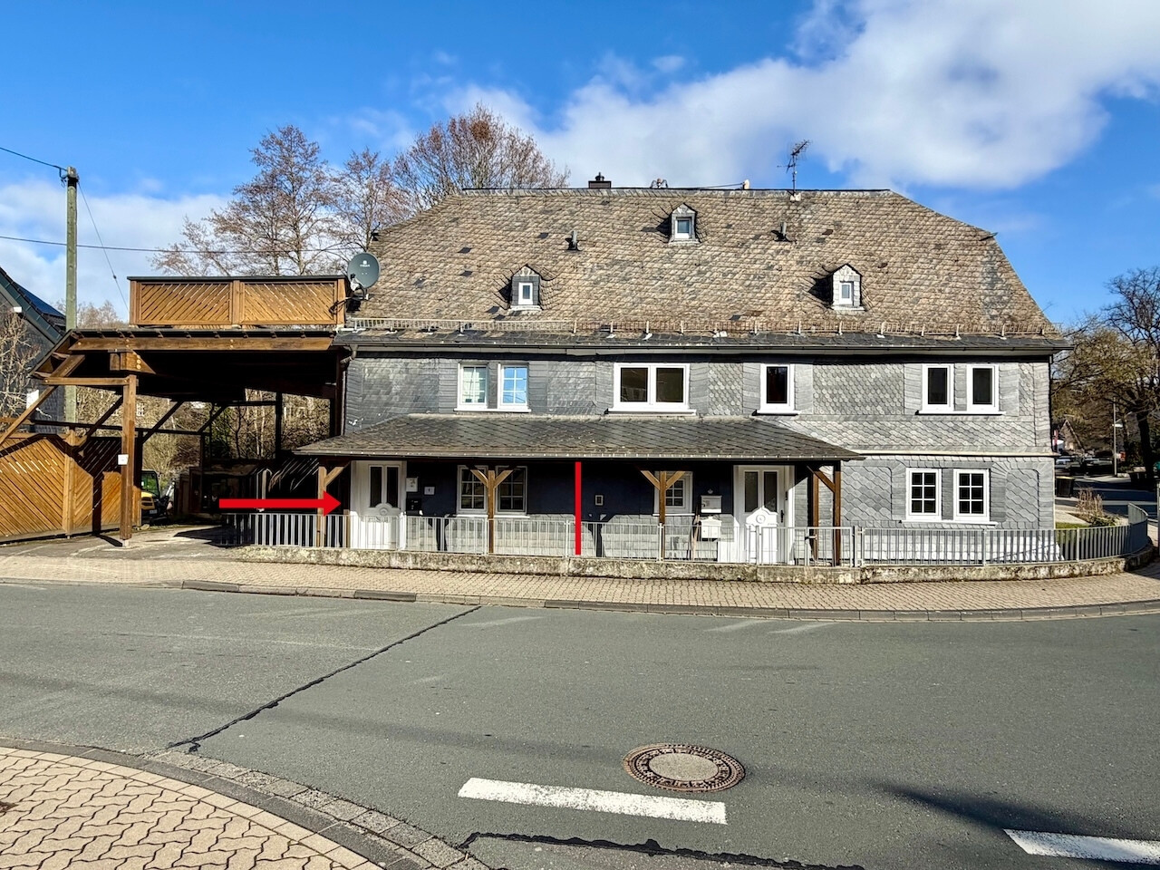 Wohnung eingezeichnet