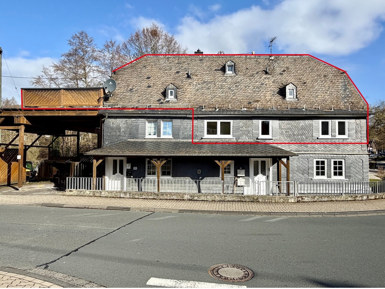 Wohnung eingezeichnet