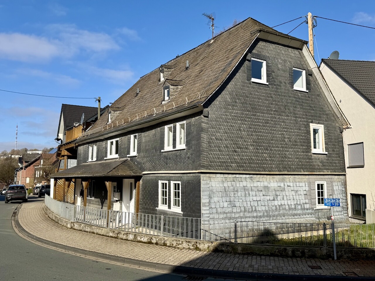 seitliche Objektansicht