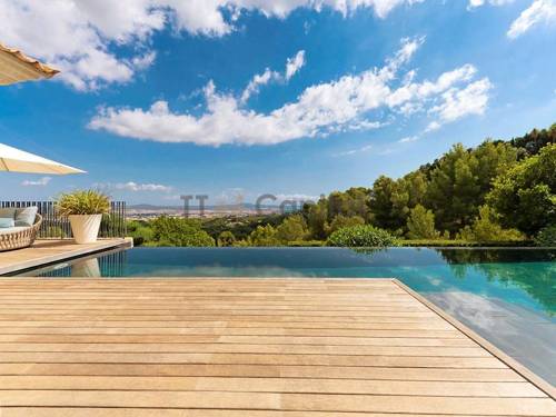 Luxusanwesen in Palma Son Vida mit Panoramablick auf die Bucht und die Stadt Palma - Mallorca
