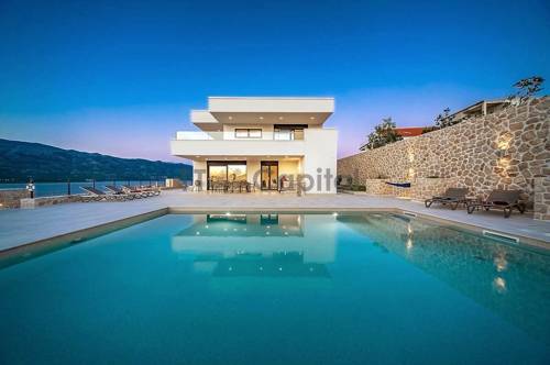 Premium-Luxusvilla mit Pool und Panoramablick in Vinjerac Dalmatien-Zadar - Kroatien
