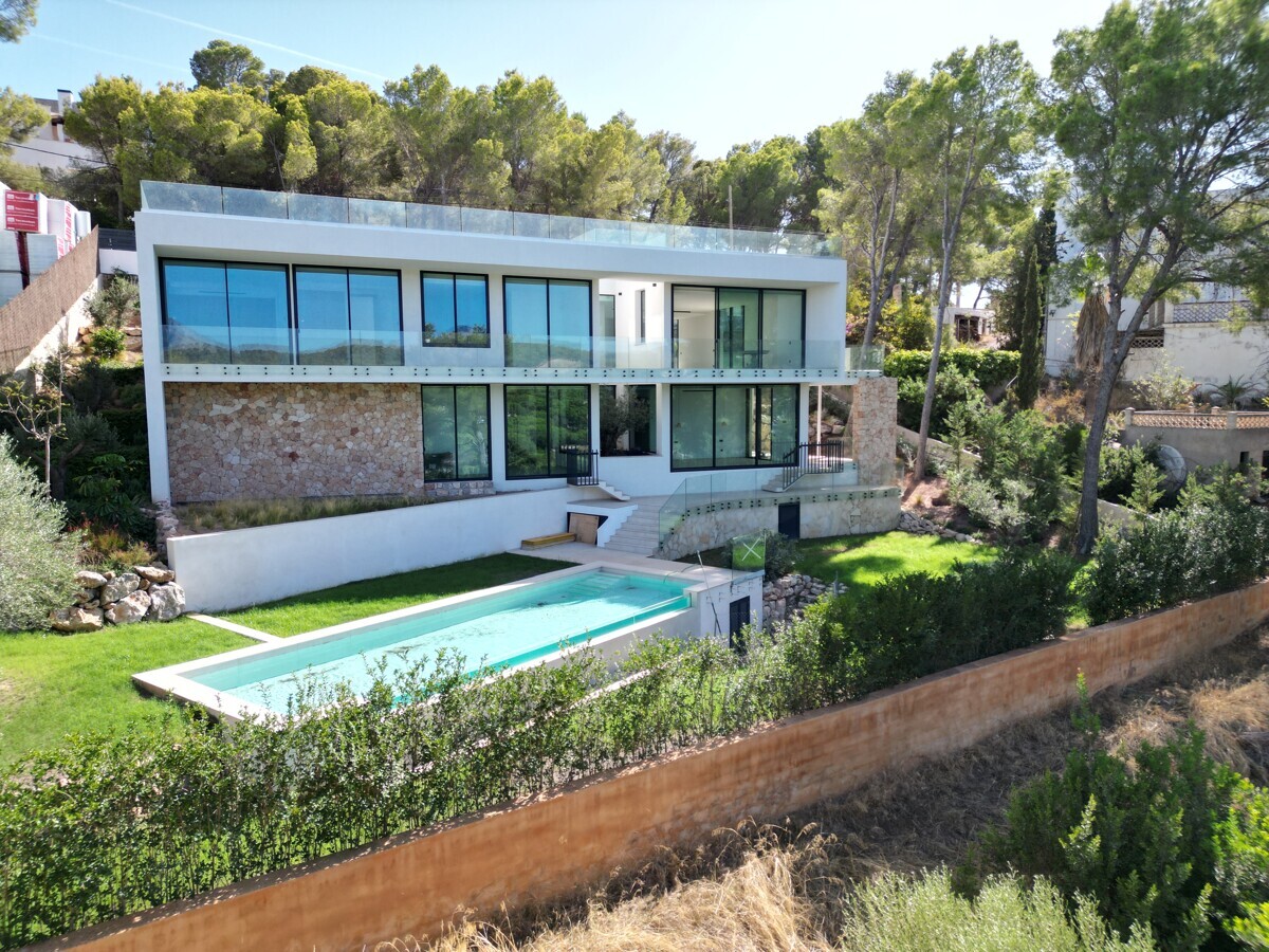 Neubauvilla mit offenem Panoramablick in Costa de la Calma